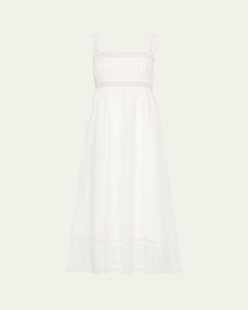Grace Lace-Trim Shift Dress